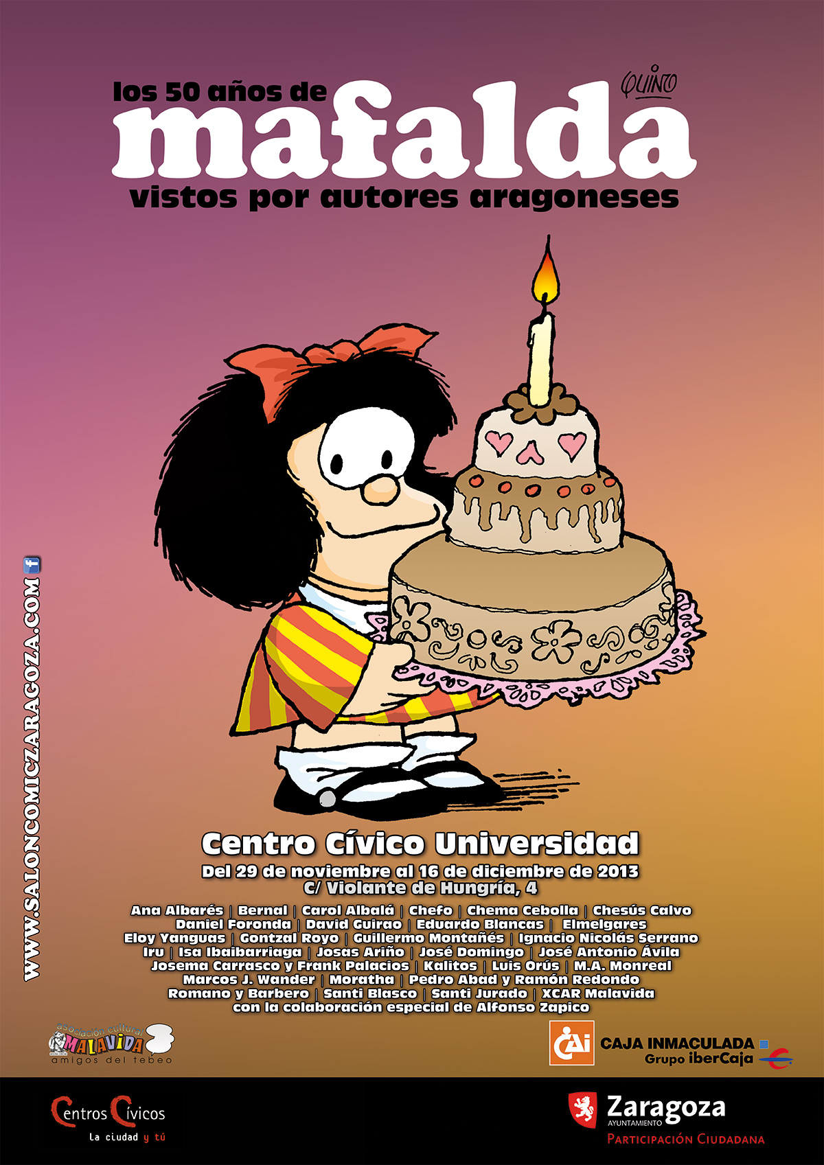 Mafalda sopla 50 velas en el XII Salón del Cómic de Zaragoza - Viñetario